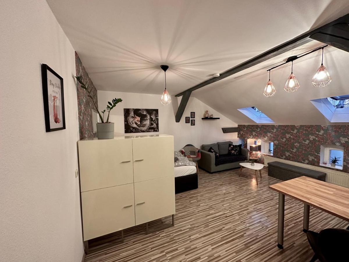 Apartment Zum roten Fuchs inkl. Parkplatz Erfurt Exterior foto