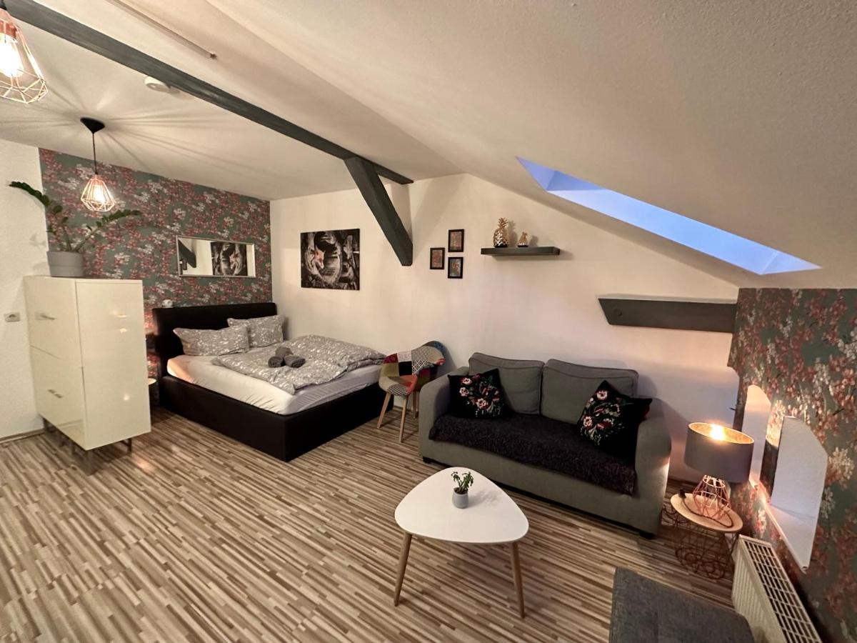 Apartment Zum roten Fuchs inkl. Parkplatz Erfurt Exterior foto